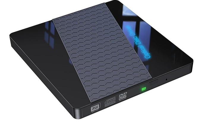 Внешний DVD CD привод 7 в 1 USB 3.0 Type-C, портативный оптический дисковод CD/DVD-RW, USB-хаб для ноутбука и ПК - изображение 2