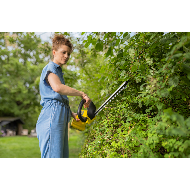 Кусторез аккумуляторный Karcher HGE 2-18 18V нож 45 см 2450 об/мин без АКБ и ЗУ Yellow/Black - изображение 8