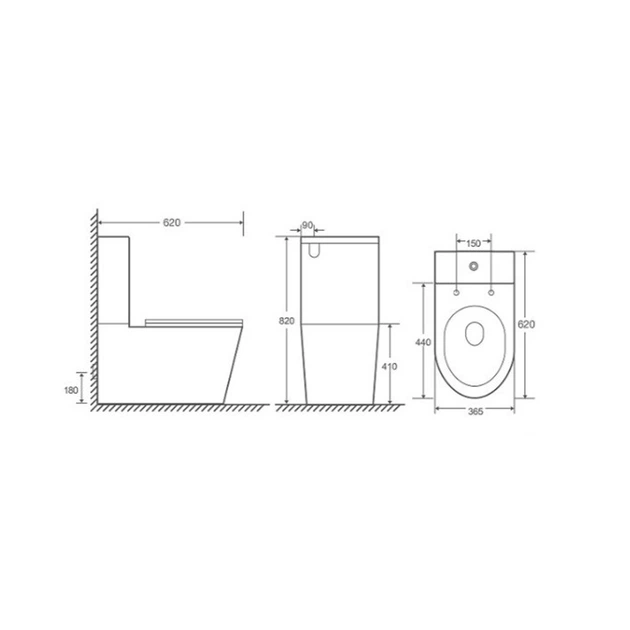 Унитаз компактный Armaform Mero Rimless 2622-110-00 с сиденьем - изображение 2