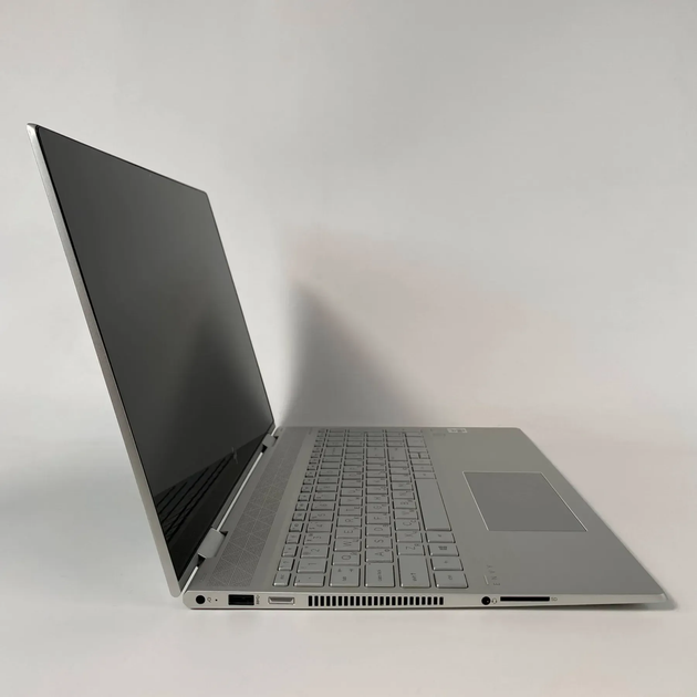 Ноутбук-трансформер HP Envy x360 / 15.6" (1920x1080) IPS Touch / Intel Core i5-10210U (4 (8) ядра по 1.6 - 4.2 GHz) / 16 GB DDR4 / 256 GB SSD / Intel UHD Graphics / TouchID / WebCam б/у + Подарок Беспроводная мышь / USB - изображение 4