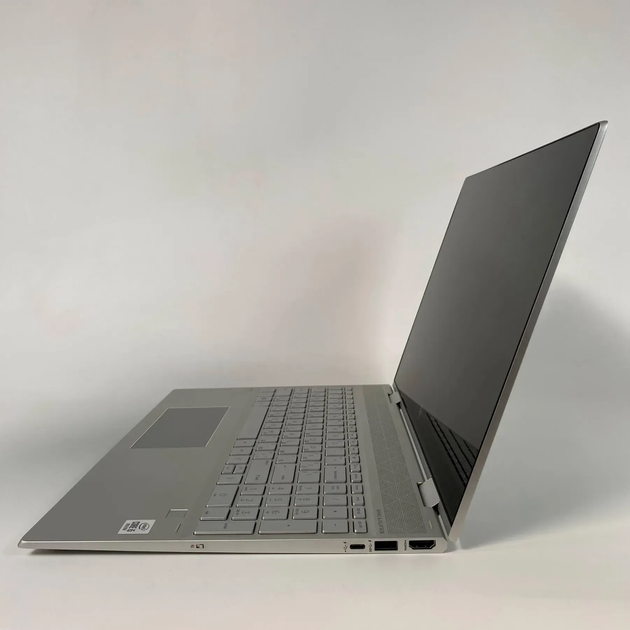 Ноутбук-трансформер HP Envy x360 / 15.6" (1920x1080) IPS Touch / Intel Core i5-10210U (4 (8) ядра по 1.6 - 4.2 GHz) / 16 GB DDR4 / 256 GB SSD / Intel UHD Graphics / TouchID / WebCam б/у + Подарок Беспроводная мышь / USB - изображение 5