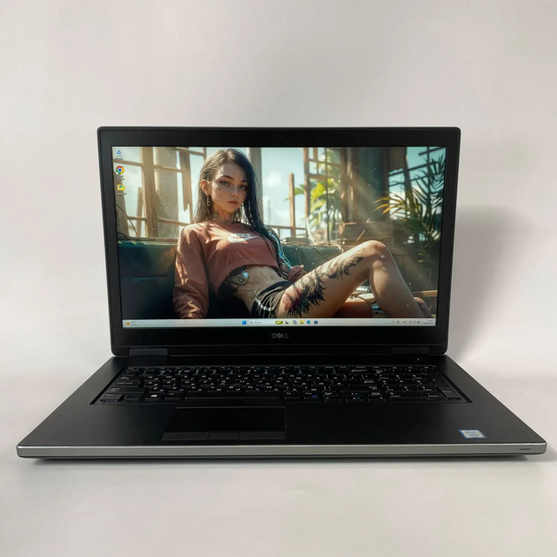 Мобильная рабочая станция Dell Precision 7730 / 17.3" (1920x1080) IPS / Intel Core i7-8850H (6 (12) ядра по 2.6 - 4.3 GHz) / 32 GB DDR4 / 512 GB SSD / nVidia Quadro P5200, 16 GB GDDR5, 256-bit / HDMI / WebCam б/у + Подарок Беспроводная мышь / USB - Фото 2 Мобильная рабочая станция Dell Precision 7730 / 17.3" (1920x1080) IPS / Intel Core i7-8850H (6 (12) ядра по 2.6 - 4.3 GHz) / 32 GB DDR4 / 512 GB SSD / nVidia Quadro P5200, 16 GB GDDR5, 256-bit / HDMI / WebCam б/у + Подарок Беспроводная мышь / USB - изображение 2
