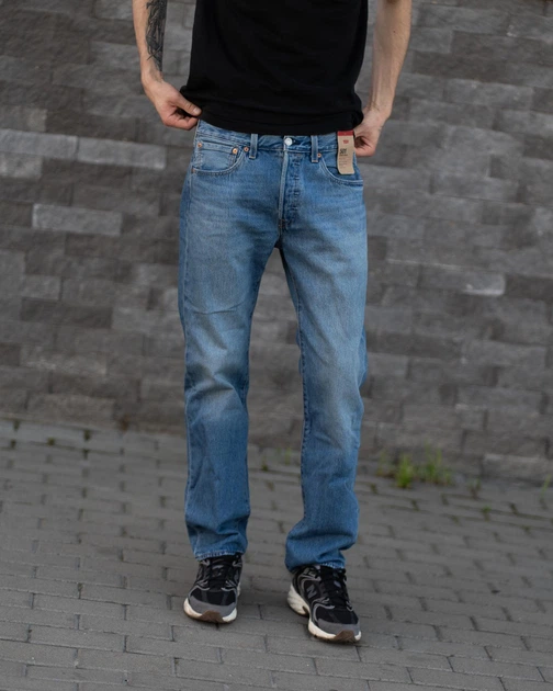 Джинси чоловічі Levi's 501 Original Men's Jeans 00501-3306 W32 L32 сині (13130016) - Фото 1 Джинси чоловічі Levi's 501 Original Men's Jeans 00501-3306 W32 L32 сині (13130016) - зображення 1