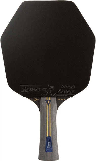 Ракетка для настольного тенниса Stiga Pro Carbon Plus Cybershape Truls Edition 5 Star FL (1215-1306-35)(932354) - Фото 1 Ракетка для настольного тенниса Stiga Pro Carbon Plus Cybershape Truls Edition 5 Star FL (1215-1306-35)(932354) - изображение 1