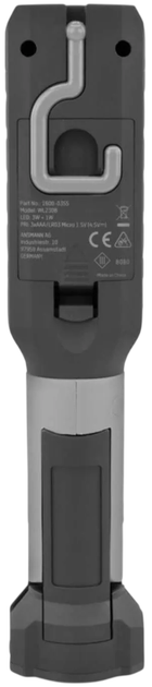 Lampa warsztatowa LED Ansmann WL230B Czarna 1600-0355 (4013674166442) - obraz 3