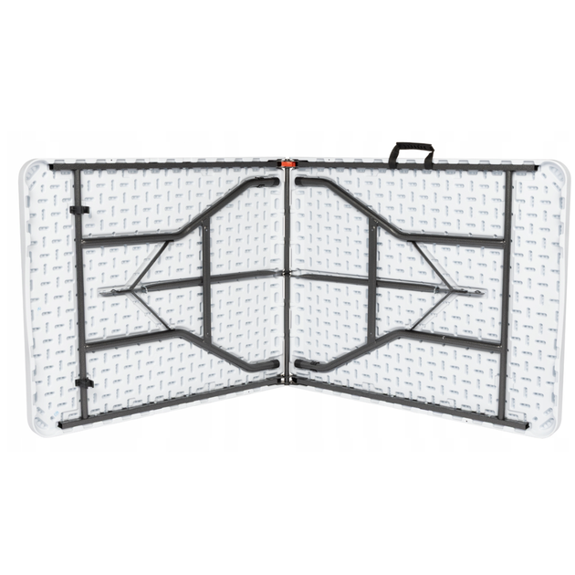 Складной стол для кейтеринга FunFit 180×74×4 см белый - изображение 3