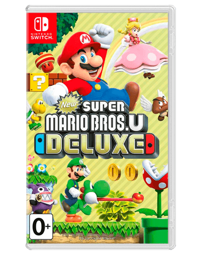 Гра Nintendo Switch New Super Mario Bros. U Deluxe Російські Субтитри - Фото 1 Гра Nintendo Switch New Super Mario Bros. U Deluxe Російські Субтитри - зображення 1