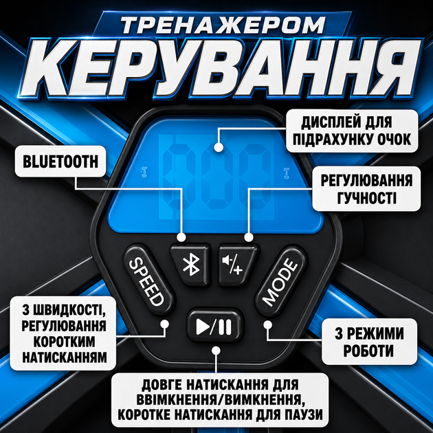 Развивающая настенная музыкальная боксерская мишень интерактива тренажер для бокса цель взрослым и детям с блютуз с перчатками 9 у - изображение 7