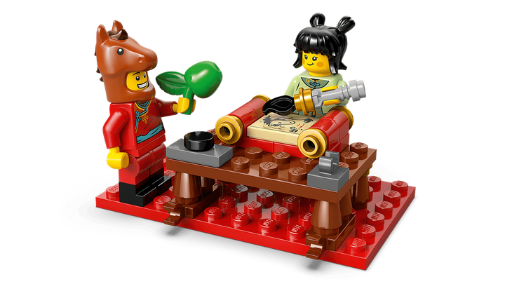 Zestaw klocków LEGO Obraz z galopującymi końmi 1650 elementów (80119) - obraz 9