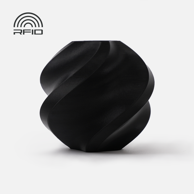 Пластик Bambu Lab - PLA Basic / Black - Чорний (10101) / на бобіні / 1кг / A00-K0-1.75-1000-SPL - Фото 1 Пластик Bambu Lab - PLA Basic / Black - Чорний (10101) / на бобіні / 1кг / A00-K0-1.75-1000-SPL - зображення 1