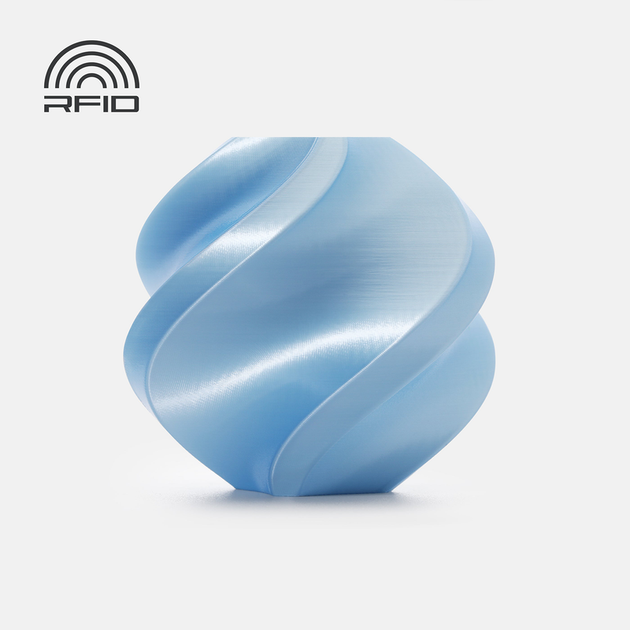 Пластик Bambu Lab - PLA Silk+ / Baby Blue - Світло-блакитний (13603) / на бобіні / 1кг / A06-B0-1.75-1000-SPL - Фото 1 Пластик Bambu Lab - PLA Silk+ / Baby Blue - Світло-блакитний (13603) / на бобіні / 1кг / A06-B0-1.75-1000-SPL - зображення 1
