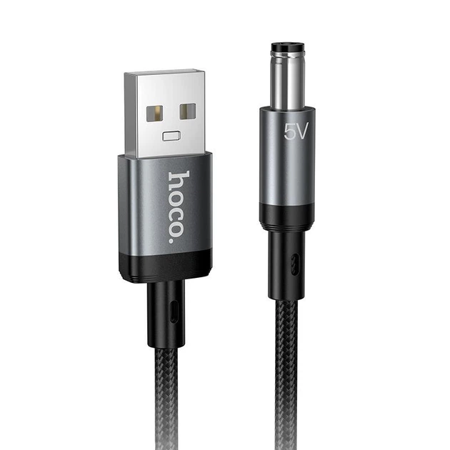 USB Кабель Питания для Роутера от павербанка 5V переходник Hoco 5.5х2.5mm, 5V/1A USB to DC5.5 Advantage - Фото 5 USB Кабель Питания для Роутера от павербанка 5V переходник Hoco 5.5х2.5mm, 5V/1A USB to DC5.5 Advantage - изображение 5