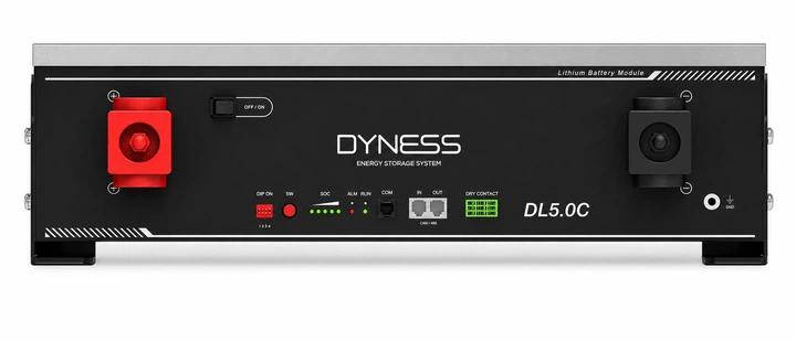 Акумулятор DYNESS DL5.0C LiFePO4 51,2V 100Ah 5,12 кВт·год, літій-залізо-фосфатний, BMS, з підігрівом + Wi-Fi у подарунок - зображення 2