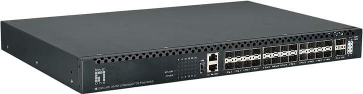 Przełącznik LevelOne XQS-3126 Szary (XQS-3126) - obraz 2