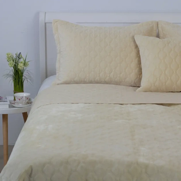 Покривало ТЕП "VELOUR" Бежеве, 180x240 - Фото 4 Покривало ТЕП "VELOUR" Бежеве, 180x240 - изображение 4