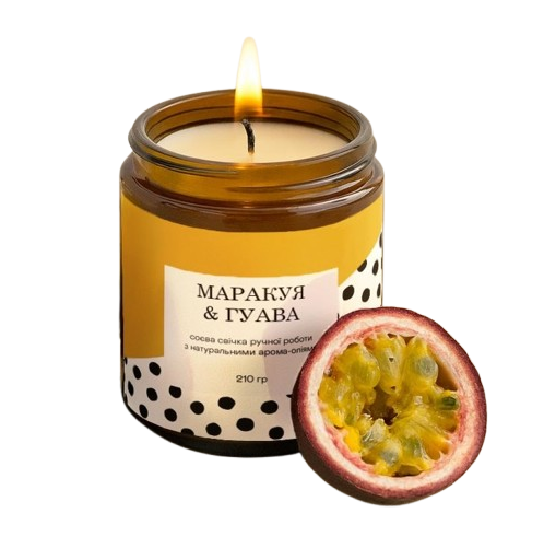 Свічка Lychee Маракуя та Гуава - Фото 1 Свічка Lychee Маракуя та Гуава - изображение 1