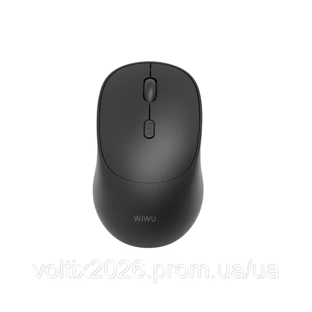Беспроводная мышь WIWU WM112 Dual Mode Bluetooth / 2.4GHz Белая (Аккумуляторная) Чорний - Фото 4 Беспроводная мышь WIWU WM112 Dual Mode Bluetooth / 2.4GHz Белая (Аккумуляторная) Чорний - изображение 4