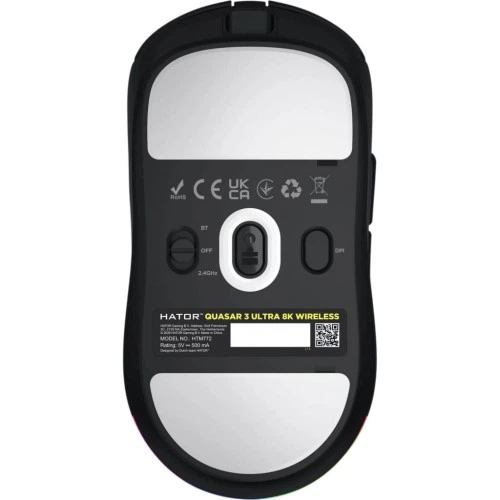 Мышка Hator Quasar 3 Ultra 8K Wireless Black Edition (HTM772) Hator HTM772 1068225 - изображение 7