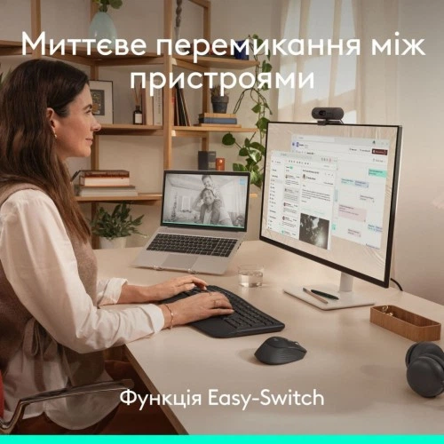 Мышка Logitech Signature Comfort Plus M850L Wireless/USB-C for Business Graphite (910-007704) Logitech 910-007704 1068431 - изображение 7