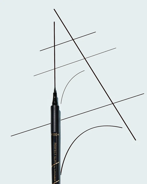 L'Oreal Paris Superliner Perfect Slim Ультратонкая матовая стойкая подводка-фломастер № 01 "Intense Black" - изображение 3