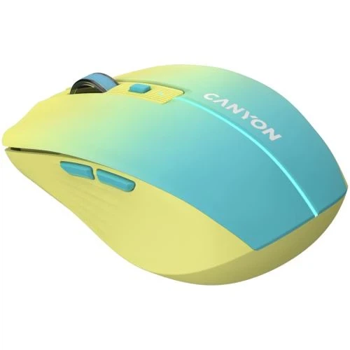 Мышь беспроводная Canyon MW-44, Yellow/Blue (CNS-CMSW44UA) - изображение 2