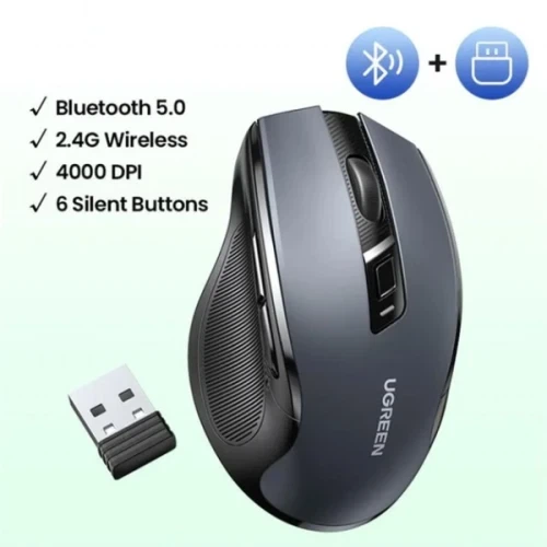 Миша бездротова Ugreen MU006, Gray (90855) - зображення 3