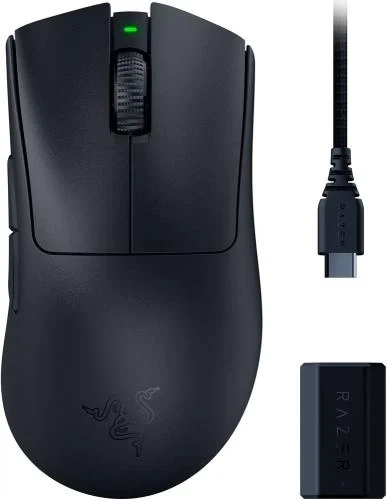Мышь беспроводная Razer DeathAdder V3 Pro (Smooth-Touch), Black (RZ01-04630300-R3WL) - Фото 1 Мышь беспроводная Razer DeathAdder V3 Pro (Smooth-Touch), Black (RZ01-04630300-R3WL) - изображение 1
