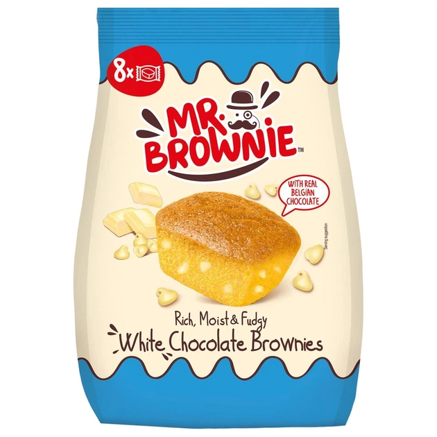 Мафіни Mr Brownie Білий шоколад Брауні 200 г - Фото 1 Мафіни Mr Brownie Білий шоколад Брауні 200 г - изображение 1