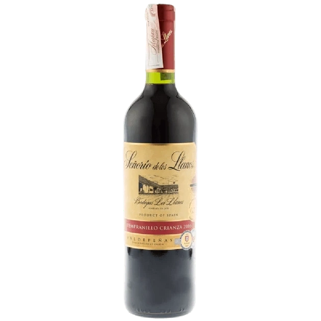 Вино сухе червоне SENORIO LLANOS CRIANZA 0,75л 12,5% - Фото 1 Вино сухе червоне SENORIO LLANOS CRIANZA 0,75л 12,5% - изображение 1