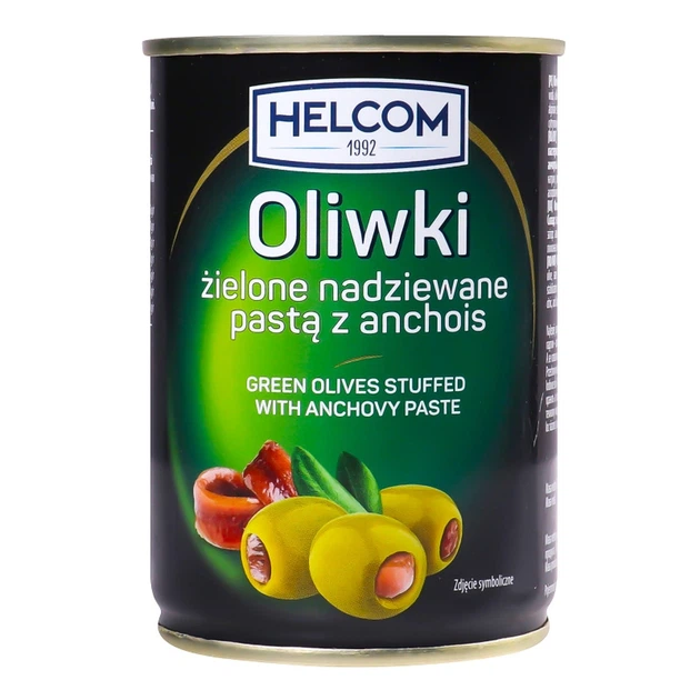 Оливки Helcom Анчоус 280 г И099 - Фото 1 Оливки Helcom Анчоус 280 г И099 - зображення 1