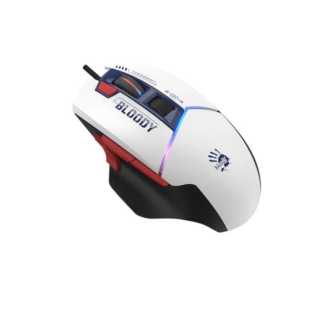 Компьютерная мышь A4tech Bloody W95 Ultra USB бело-черная (4711421002325) - изображение 3