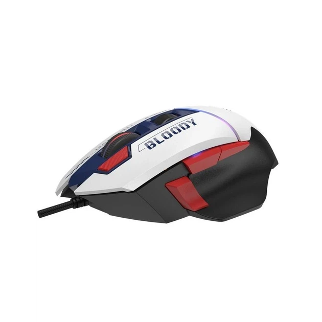 Компьютерная мышь A4tech Bloody W95 Ultra USB бело-черная (4711421002325) - изображение 4