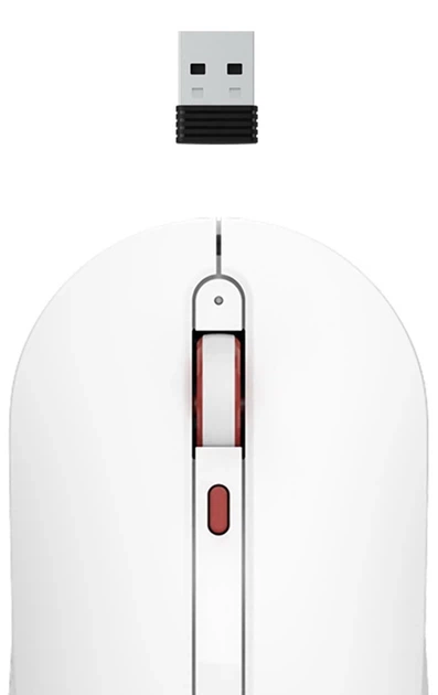 Компьютерная мышь Xiaomi Miiiw Mute беспроводная бесшумная белая (MWMM01 White) - изображение 5