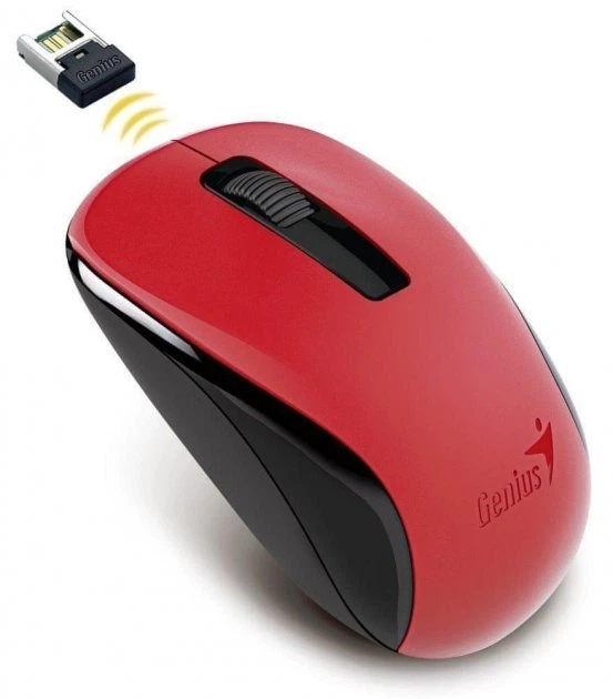 Компьютерная мышь Genius NX-7005 беспроводная 2.4 ГГц 1200 dpi Красная (31030017403) - изображение 3