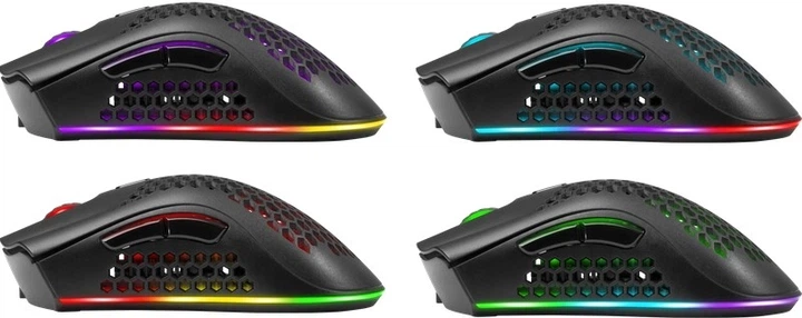 Компьютерная мышь Defender Warlock GM-709L беспроводная 800–2400 dpi RGB-подсветка Черная (GM-709L) - изображение 7