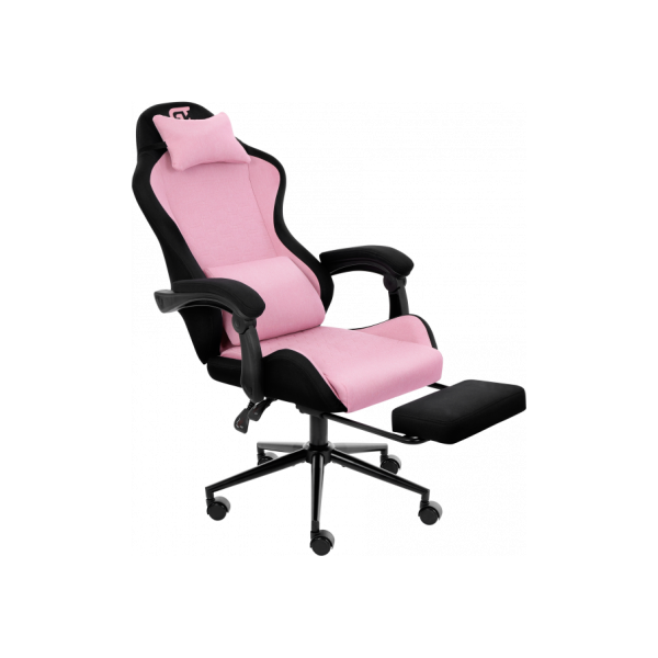 Геймерское кресло GT Racer X-2338 Fabric Pink/Black - изображение 4