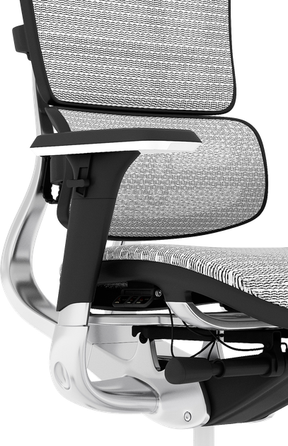 Офісне ергономічне крісло GT Racer X-801 Light Gray (W17-1) - зображення 2