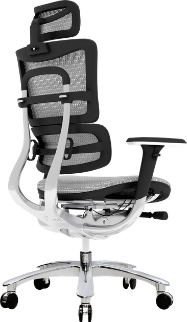 Офісне ергономічне крісло GT Racer X-801A Light Gray (W17-1) - Фото 8 Офісне ергономічне крісло GT Racer X-801A Light Gray (W17-1) - зображення 8