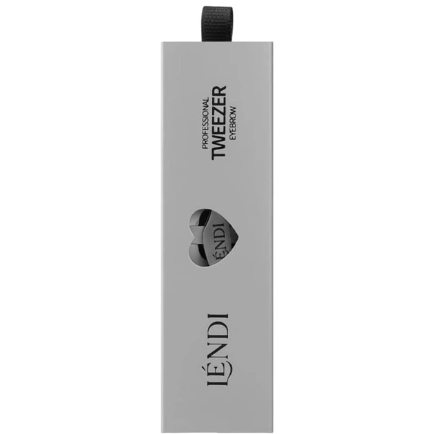 LENDI Moonlight Silver Пінцет для брів скошений (місячне срібло) - Фото 2 LENDI Moonlight Silver Пінцет для брів скошений (місячне срібло) - изображение 2
