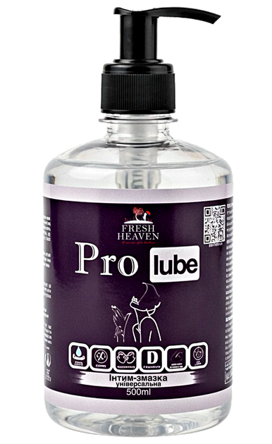 Iнтим-змазка універсальна Fresh Heaven Pro Lube 500ml (Home версія) - Фото 1 Iнтим-змазка універсальна Fresh Heaven Pro Lube 500ml (Home версія) - зображення 1