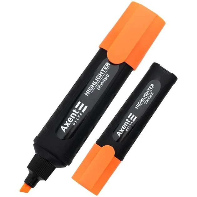 Маркер текстовый Delta by Axent Highlighter D2505-12 1-5 мм Оранжевый (0000293) - Фото 1 Маркер текстовый Delta by Axent Highlighter D2505-12 1-5 мм Оранжевый (0000293) - изображение 1