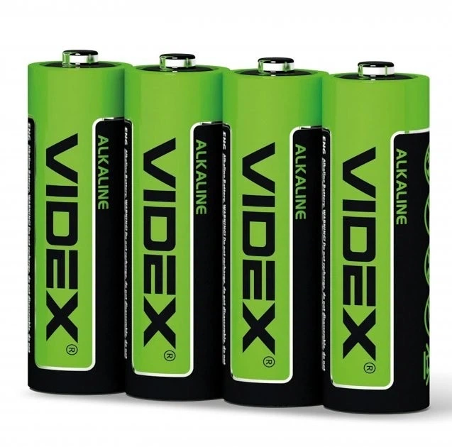 Батарейка алкалінова VIDEX LR6/AA, 4 шт - Фото 2 Батарейка алкалінова VIDEX LR6/AA, 4 шт - изображение 2
