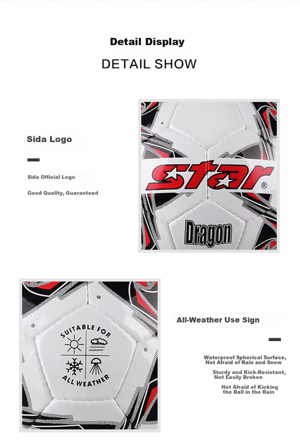 Мяч футбольный Star SB514/26 Size 4 - изображение 4