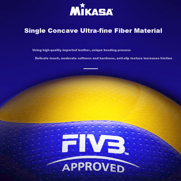 Мяч волейбольный Mikasa V300W Size 5 - Фото 4 Мяч волейбольный Mikasa V300W Size 5 - изображение 4