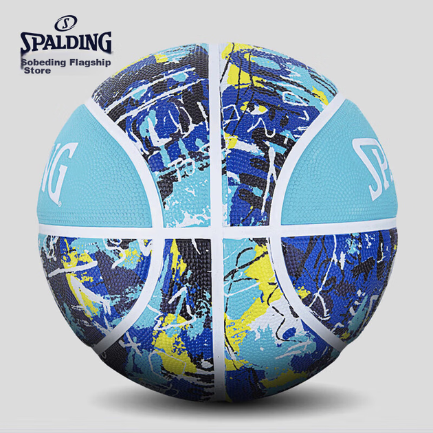 М'яч баскетбольний SPALDING Graffiti 84/373Y розмір 7 гума - Фото 3 М'яч баскетбольний SPALDING Graffiti 84/373Y розмір 7 гума - зображення 3