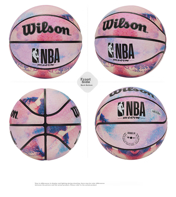 М'яч баскетбольний Wilson NBA Tie/Dye Series Size 5 червоний+синій (8895817503179) - Фото 7 М'яч баскетбольний Wilson NBA Tie/Dye Series Size 5 червоний+синій (8895817503179) - зображення 7