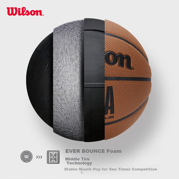 Мяч баскетбольный Wilson WZ2023201CN7 размер 7 PU - Фото 6 Мяч баскетбольный Wilson WZ2023201CN7 размер 7 PU - изображение 6