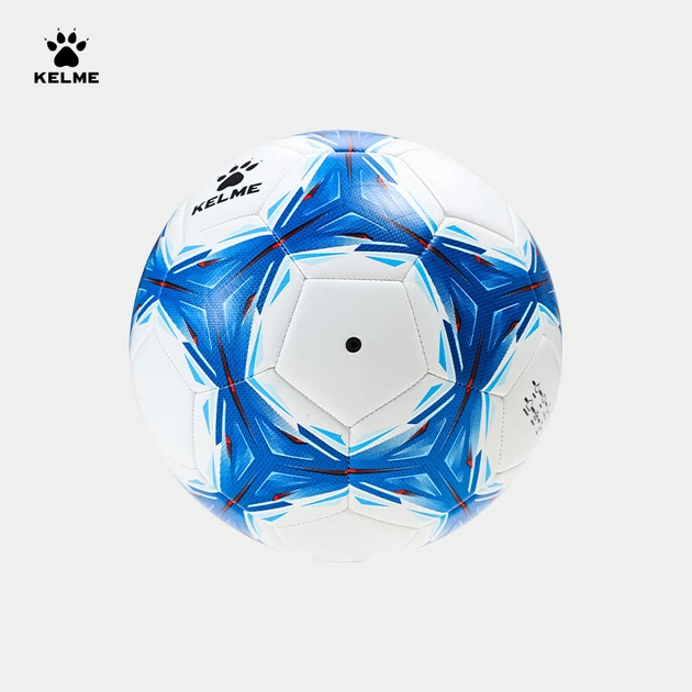 Мяч футбольный KELME Size 5 White-Blue - изображение 4