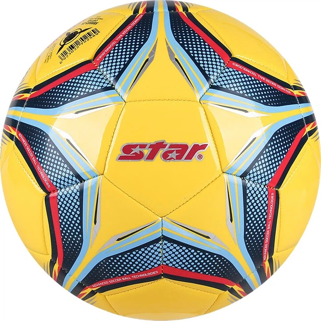 Мяч футбольный Star SB8664/05 Size 4 Бело-желтый (6923032702589) - Фото 1 Мяч футбольный Star SB8664/05 Size 4 Бело-желтый (6923032702589) - изображение 1