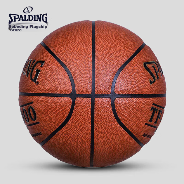 Мяч баскетбольный SPALDING TF-1000 из искусственной кожи Size 7 (74-716A) - изображение 2